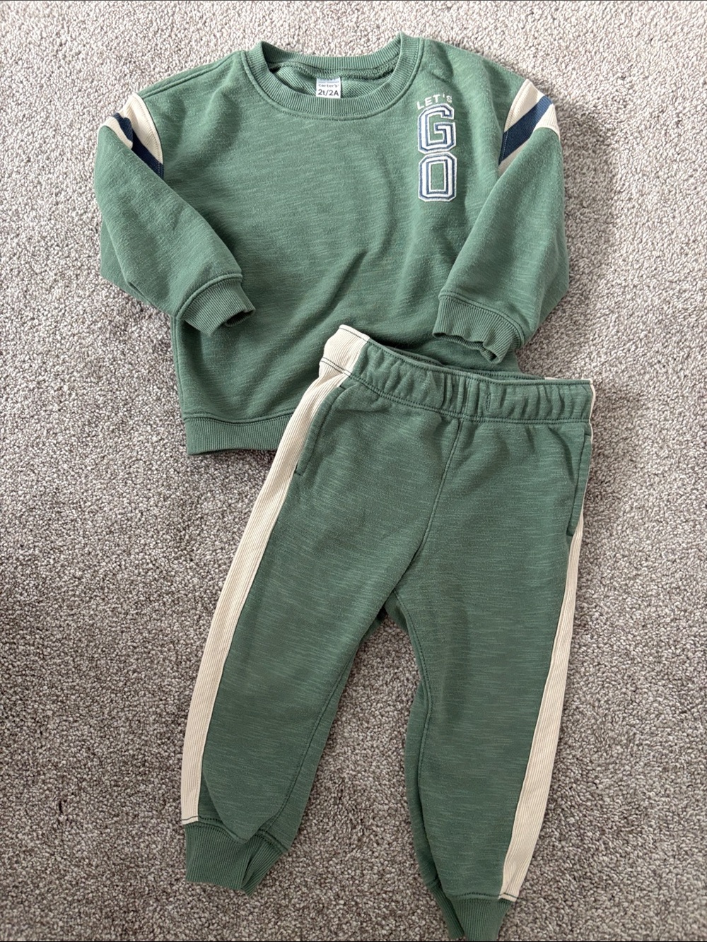 Carter's Kids Green Jogger Set